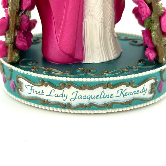 First Lady Jacqueline Kennedy Christmas Ornament, 1999 Jackie Kennedy by Carlton - Picture 3 of 9